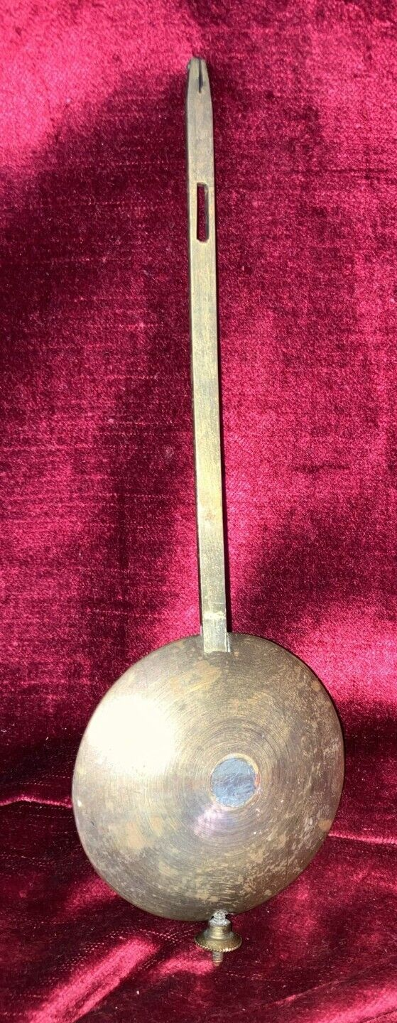 Quality Antique English Brass Fusee Bracket Clock Pendulum eBay