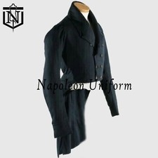 New Men Navy Blue Wool Tailcoat, 19th Century Tailcoat, Victorian style Tailcoat