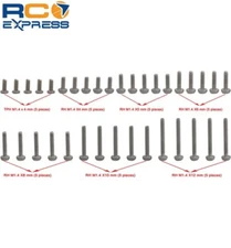 Hot Racing Axial SCX24 M1.4 Round Head Screw Set (35) SXTF14MSS