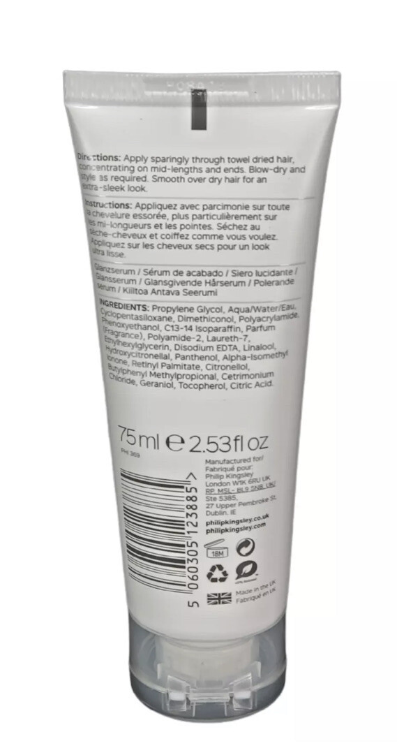 NEW Philip Kingsley Finishing Touch Polishing Serum Smooth Frizz  75ml 2.53oz
