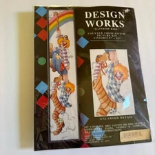 NEW Cross Stitch Kit Rainbow Ride 9*42 Design Works