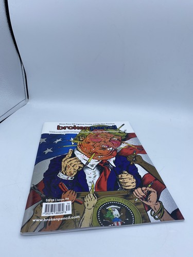DONALD TRUMP BROKEN PENCIL MAGAZINE 2017 ISSUE #74 NO LABEL