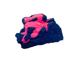 Mini Lava Rock ornament for aquarium Fish tank decor length 3" purple/pink