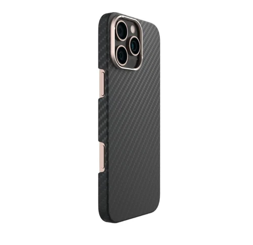 Aramid Fiber for iPhone 16 Pro CaseSlim & Light magsafe Case Black/Grey - Picture 6 of 9