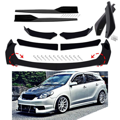 For Toyota Matrix 2003-2022 Front Bumper Lips Splitter Lower Spoiler Body Kit