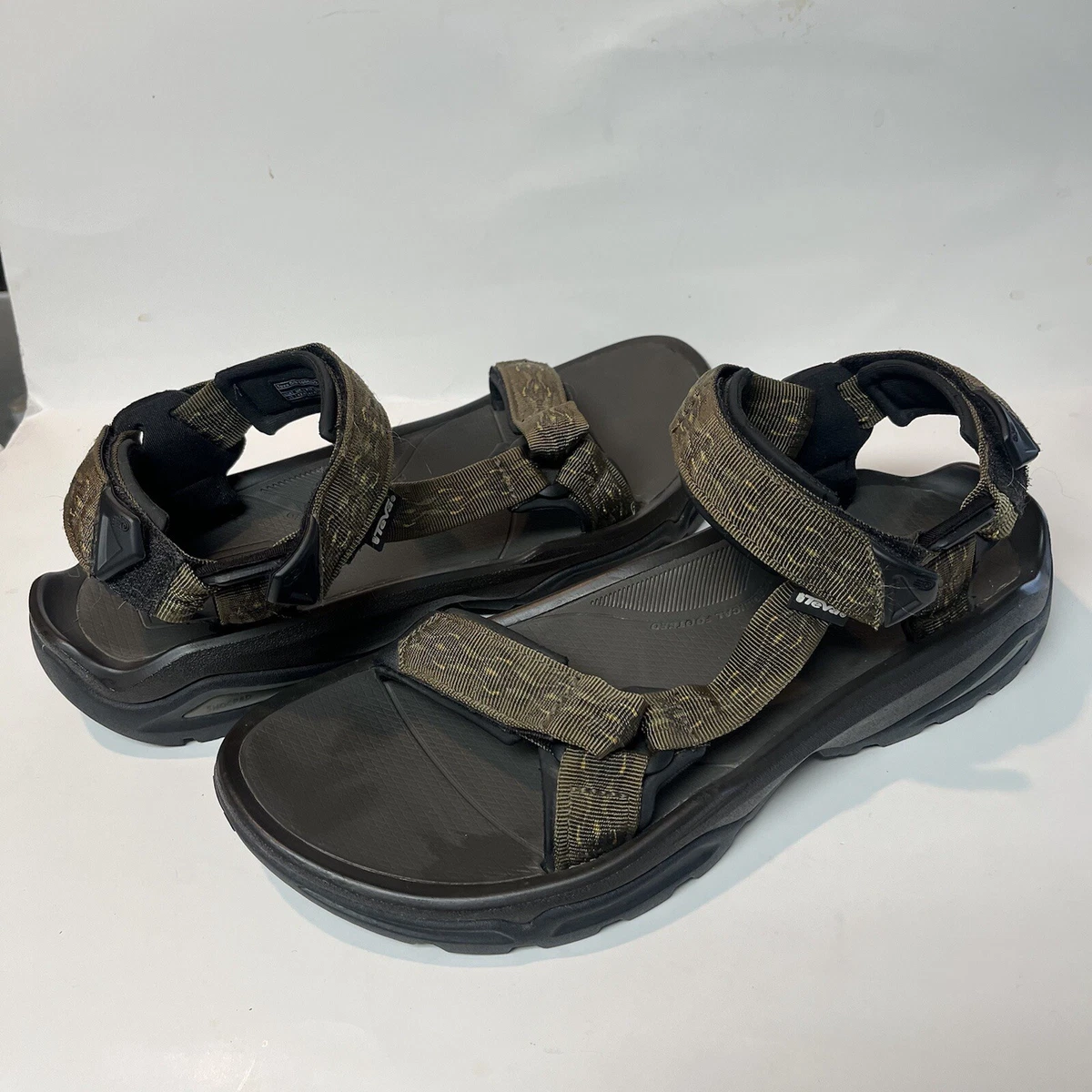 Teva Terra Fi 4 Sandal Mens 13 Sport Summer Hiking Water Shoe Green | eBay