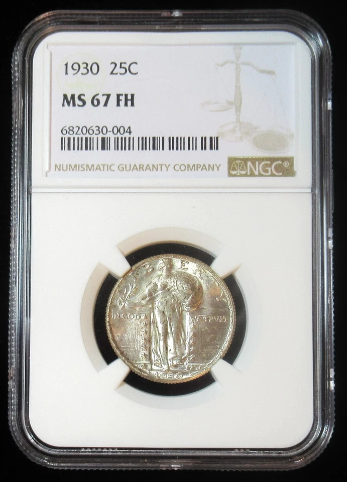 1930 Standing Liberty Quarter NGC MS-67 FH. Superb PQ Coin - Image 3 of 4