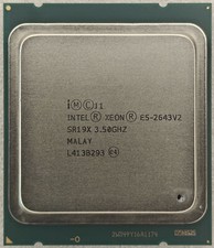 INTEL XEON E5-2643 V2 CPU PROCESSOR 6 CORE 3.50GHz 25MB L3 CACHE 130W SR19X