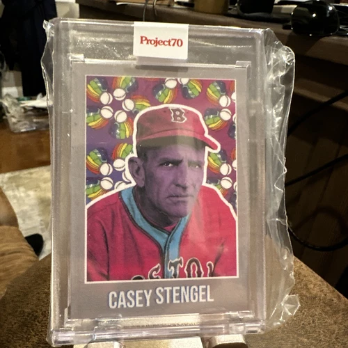 2021 Project 70 Online Exclusive Casey Stengel Ron English (1970 Topps Baseball)