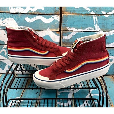 Vans Womans Size Sk8-Hi 138 Decon Rad Rainbow Pride (2019