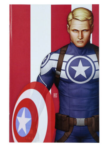Captain America #1 Virgin Variant Edition Midtown Comics Exclusive Marvel 2018 - Photo 1/2