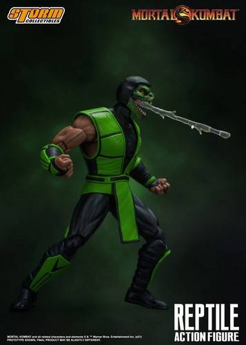 1/12 Storm Toys Mortal Kombat Reptile Lizard Man 6'' ACTION FIGURE Special Ver - Picture 7 of 9