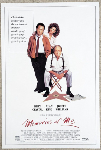 1989 Memories of Me Home Video Movie Poster 25X38 Rolled 1 Sheet   Billy Crystal