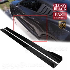 For Ford Mustang GT 2015-2017 Painted Side Skirt Rocker Panel Splitter Extension