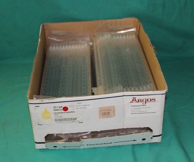 Argos, PB10, Serological Pipettes 10mL 25/bag UK