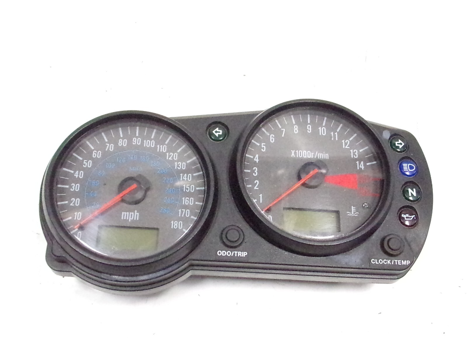 KAWASAKI NINJA 0002 ZX6R ZX6R 0508 ZZR600 GAUGES CLUSTER INSTRUMENT 15,217MLS eBay