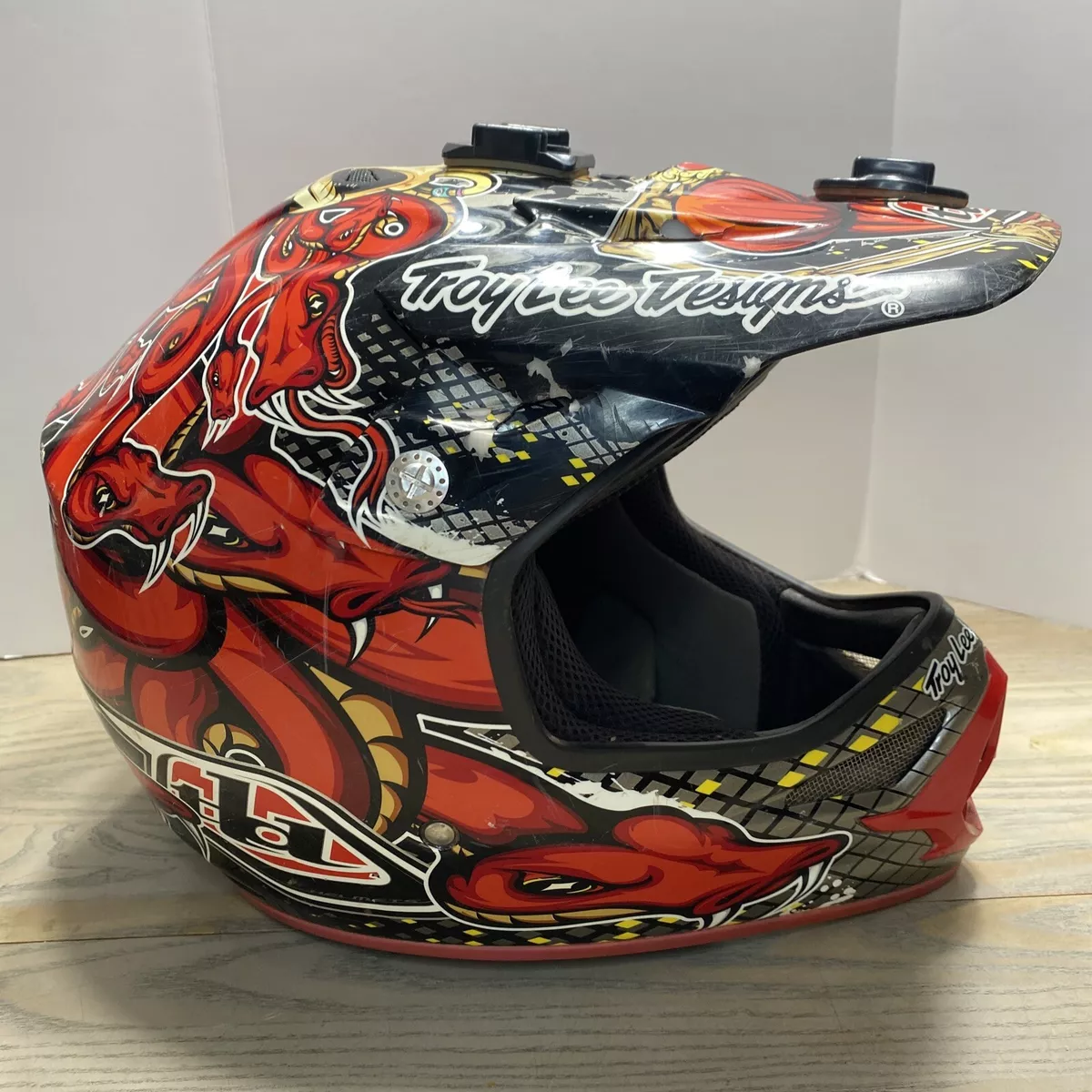 Rare Troy Lee Designs Red & Black “Medusa