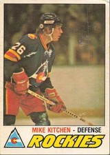 1977-78 O-Pee-Chee Mike Kitchen Rookie Colorado Rockies #267