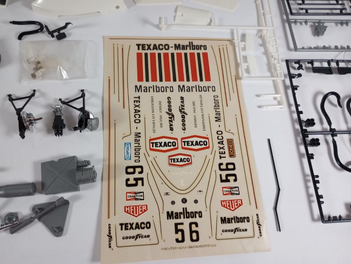 Texaco Marlboro M23 Tamiya 1:12 Model Kit Parts Lot | eBay Texaco Marlboro M23 Tamiya 1:12 Model Kit Parts Lot | eBay