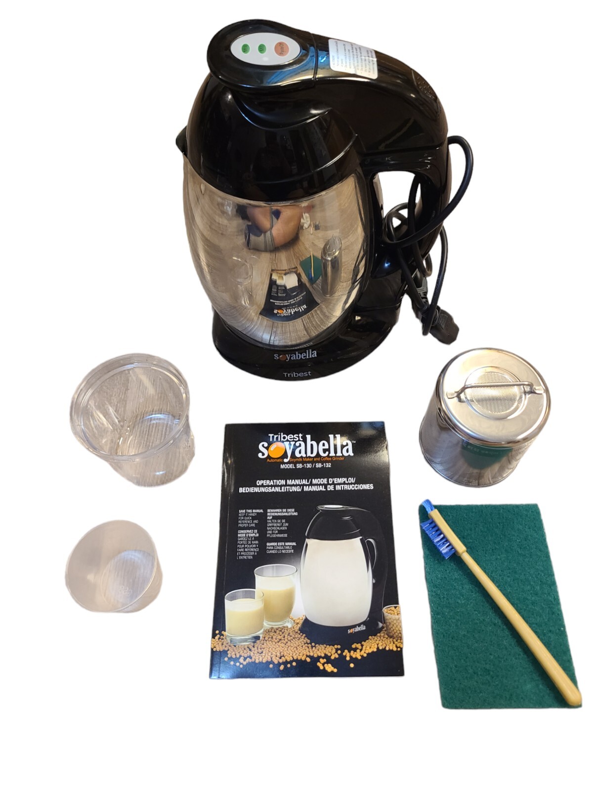 Tribest Soyabella Automatic Soymilk Maker and Coffee Grinder Model SB