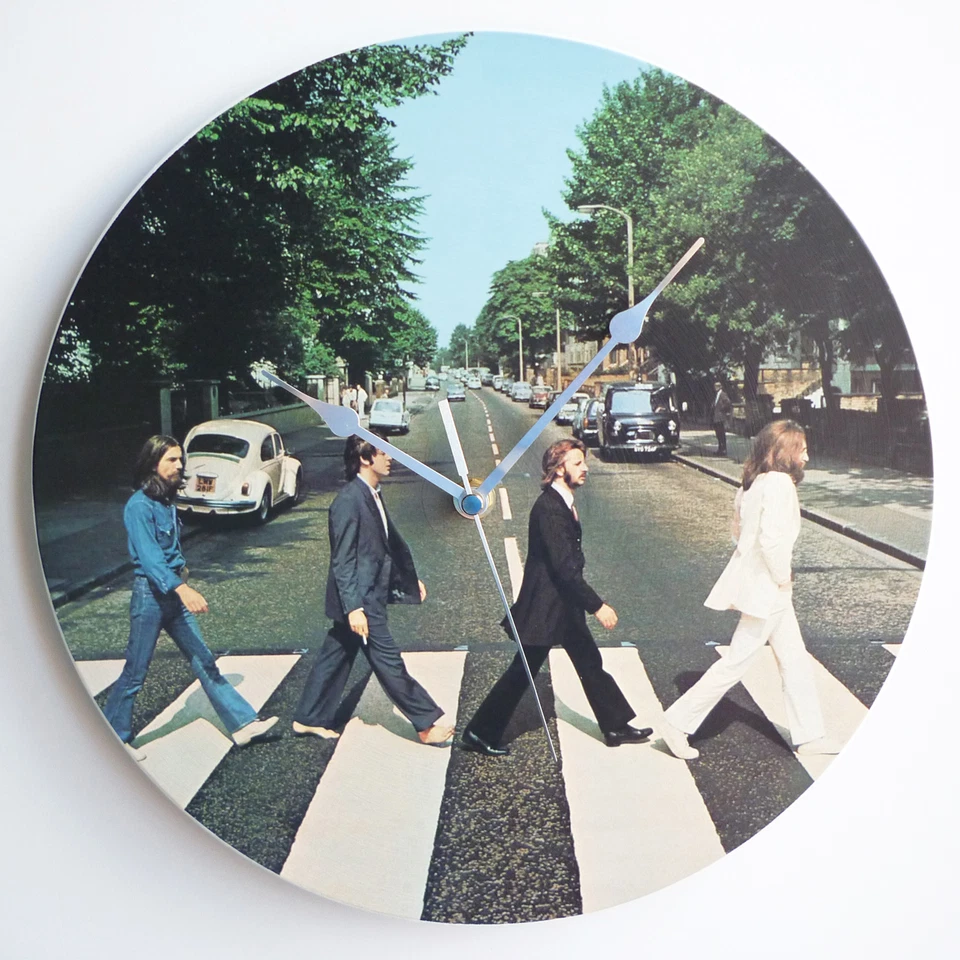 THE RECORD'S TICKING The Beatles Collection - All Albums - 12" Lp Vinyl Record Clocks- Abbey Road etc