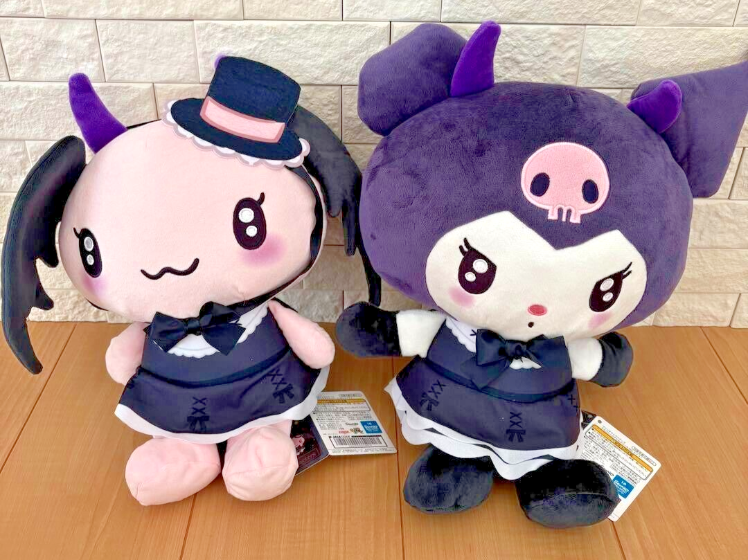 Sanrio Neo-Gothic Devils Big Plush Doll 25cm Lloromannic cherry