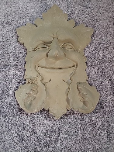 Vintage 1989 Carruth Engraved Garden Winking Smile Face Plaque - 第 1/11 張圖片