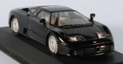 MINICHAMPS Bugatti EB 110 (Black) 1/43 Scale Diecast Model NEW, RARE! Must-Have!