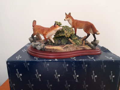 Border Fine Arts Fuchs Füchse Country Figuren A1490 The Berry Pickers - Originalverpackt