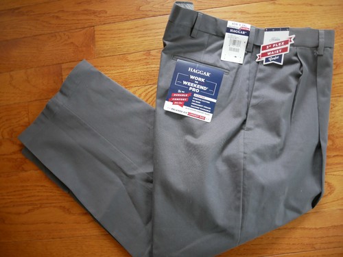 Haggar Work-To-Weekend Pro Relaxed Fit 