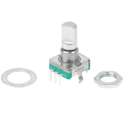 1PC EC11 Thin Rotary Encoder with Switch 30 Positioning 15 Pulse 15mm Hal.cf