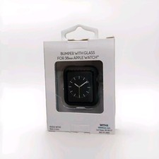 38MM Protective Bumper Tempered Glass For Apple Watch NEW