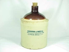 Richardson & Marshall Wholesale LIQUOR DEALERS - Glenwood Springs, Co. JUG