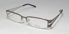 TOUS VTO213 0545 ACERO INOXIDABLE MEDIA LLANTA MARCO LOGOTIPO DISEÑADOR ELEGANTES GAFAS