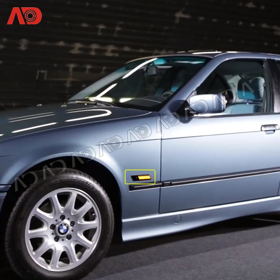 For BMW E36 318i 320i 325i 328i LED Side Fender Maker Turn Signal Indicator lamp - Изображение 3 из 4