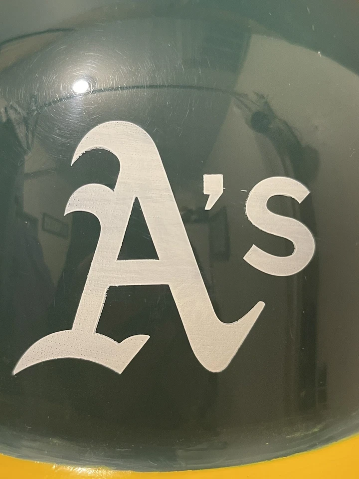 Ben Grieve Signed Oakland A's Replica Baseball Batting Helmet (Schwartz) - Image 3 of 4