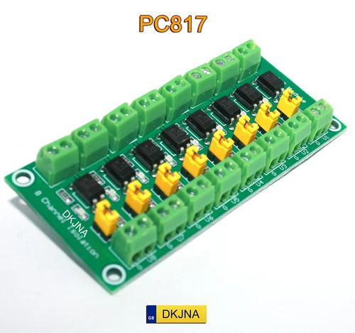 PC817, 8 4 2 1 channel opto-isolator breakout Arduino optoisolator optocoupler