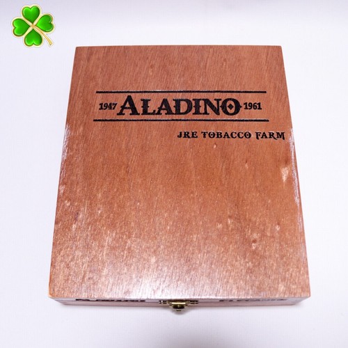 Caja de cigarros de madera vacía Aladino Elegante 7,5" x 6,5" x 1,75" - Imagen 10 de 11