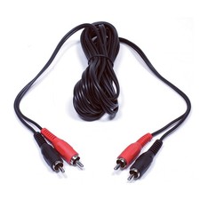 Skytronic 104.981 2RCA Audio Cable 1.5m - High Quality Stereo Connector