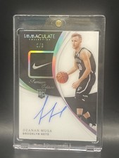2018-19 Immaculate Premium Edition DZANAN MUSA Nike Swoosh AUTO Rookie RPA /3