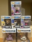 Funko Pop Lot Disney Sword In The Stone Mim Authur  Green Purple Dragon Merlin