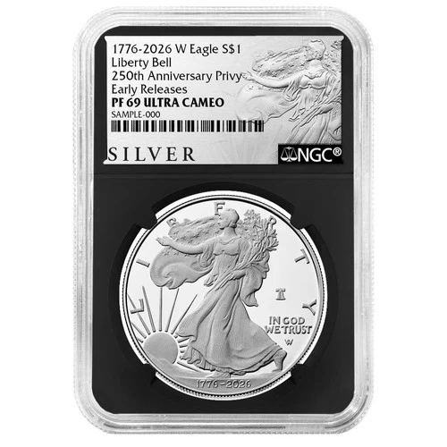 2026-W $1 1-oz Proof American Silver Eagle NGC PF69UC ER ALS Label Retro Core
