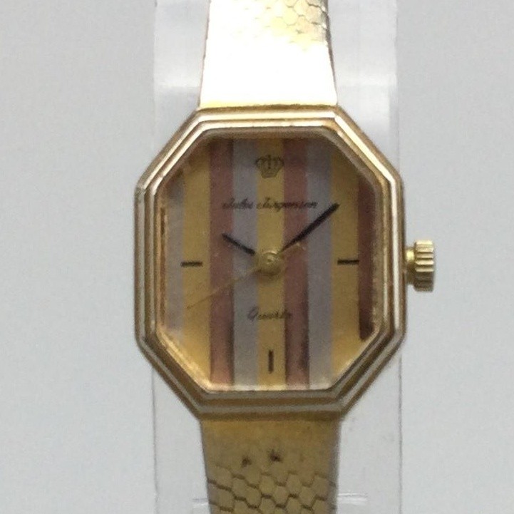 Vintage Jules Jurgensen Womens Watch 15mm Tri Color Dial 6516 New