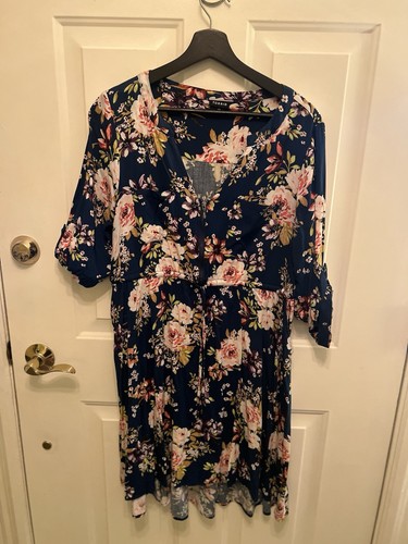 Juego de 2 vestidos tórridos con estampado floral talla 00 - Imagen 2 de 15
