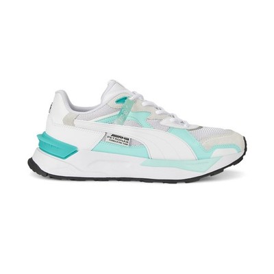 PUMA Mercedes Amg Petronas F1 X Mirage Sport Asphalt Lace Up  Mens White Sneaker