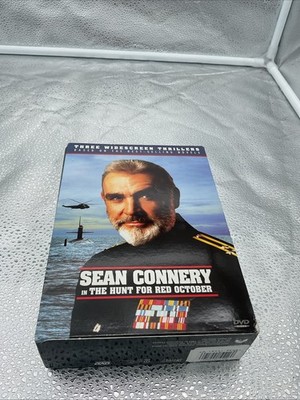 Tom Clancy Thrillers DVD 1999 Patriot Games Clear and Present Danger Red October