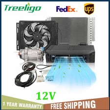 12v W Cooling Function Air Conditioner Set Underdash Electric Car Ac Auto Kit