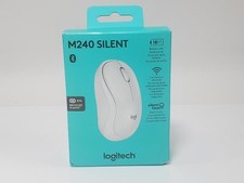 Logitech M240 Silent Bluetooth Mouse - Compact Wireless 18 Month Off White