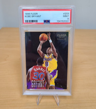 1996-97 Fleer Kobe Bryant #203 Rookie Card Los Angeles Lakers PSA 9. rookie card picture