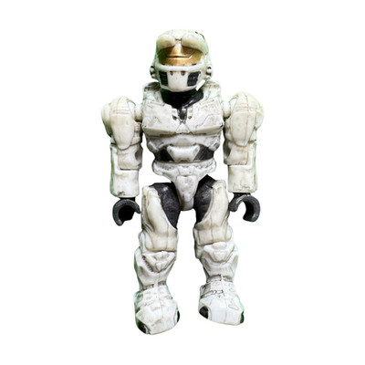Halo Mega Blocks Mark IV USNC Spartan Arctic White Minifigur